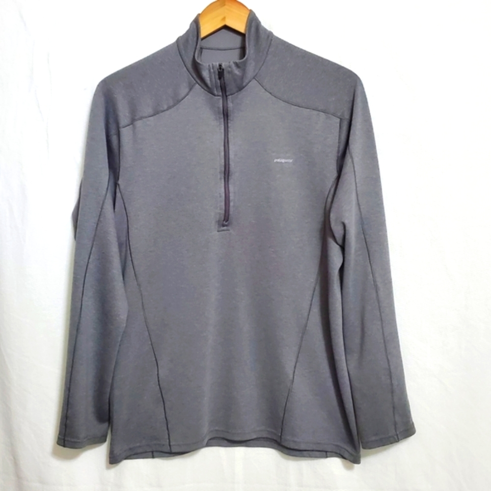 Patagonia Capilene 3 Half Zip Pullover Gray Medium